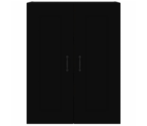 Armario colgante de pared negro 69,5x32,5x90 cm