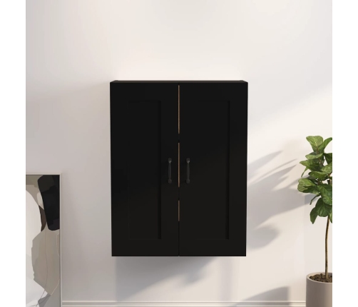 Armario colgante de pared negro 69,5x32,5x90 cm