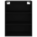 Armario colgante de pared negro 69,5x32,5x90 cm