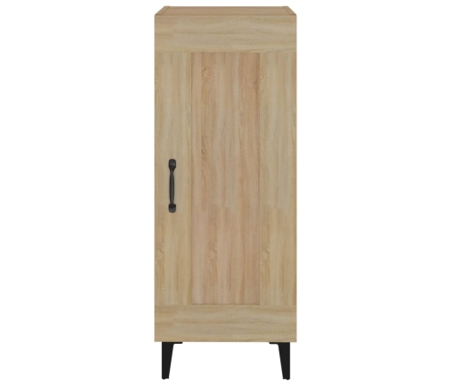 Aparador madera contrachapada color roble Sonoma 34,5x34x90 cm