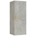 Armario de pared contrachapada gris hormigón 34,5x34x90 cm