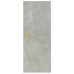 Armario de pared contrachapada gris hormigón 34,5x34x90 cm