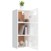 vidaXL Armario pared madera contrachapada blanco brillo 34,5x34x90 cm