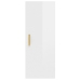 vidaXL Armario pared madera contrachapada blanco brillo 34,5x34x90 cm