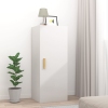 Armario pared madera contrachapada blanco brillo 34,5x34x90 cm