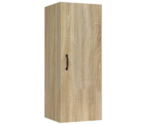 vidaXL Armario de pared madera de ingeniería roble Sonoma 34,5x34x90cm