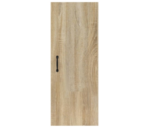 vidaXL Armario de pared madera de ingeniería roble Sonoma 34,5x34x90cm