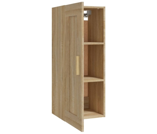 vidaXL Armario de pared madera de ingeniería roble sonoma 35x34x90 cm