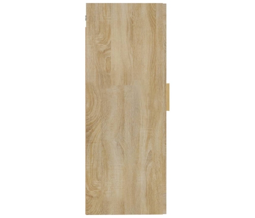 vidaXL Armario de pared madera de ingeniería roble sonoma 35x34x90 cm