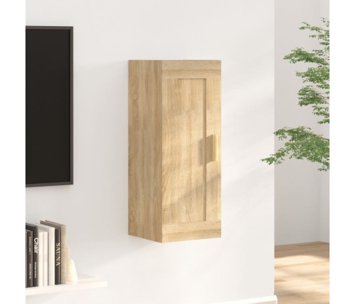 vidaXL Armario de pared madera de ingeniería roble sonoma 35x34x90 cm