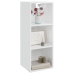 vidaXL Armario pared madera contrachapada blanco brillo 34,5x32,5x90cm