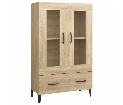 Aparador madera contrachapada roble Sonoma 70x31x115 cm