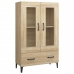 Aparador madera contrachapada roble Sonoma 70x31x115 cm