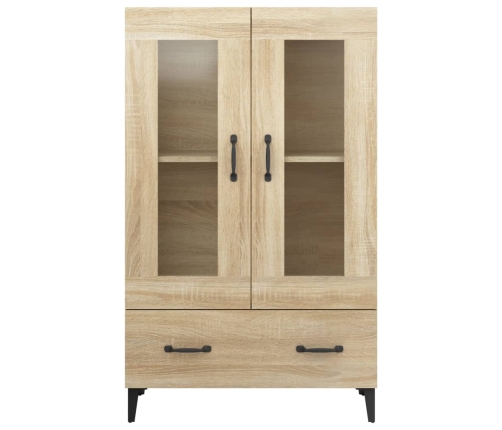 Aparador madera contrachapada roble Sonoma 70x31x115 cm