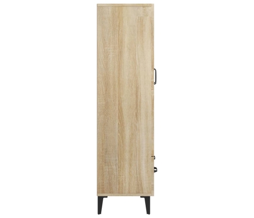 Aparador madera contrachapada roble Sonoma 70x31x115 cm