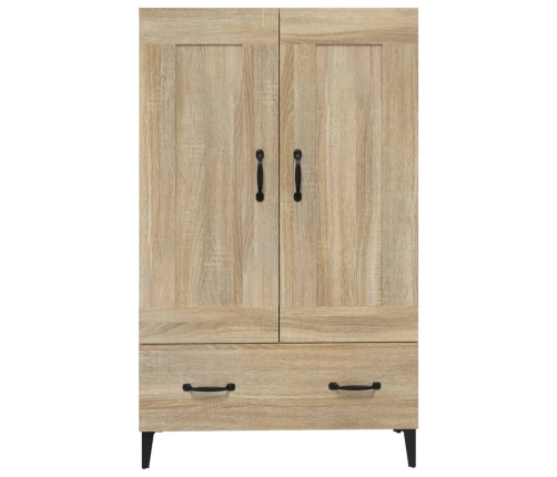 Aparador madera contrachapada color roble Sonoma 70x31x115 cm