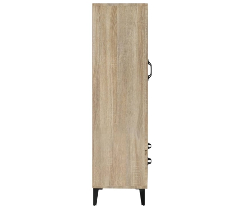 Aparador madera contrachapada color roble Sonoma 70x31x115 cm