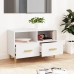 Mueble para TV madera contrachapada blanco 80x36x50 cm