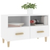 Mueble para TV madera contrachapada blanco 80x36x50 cm