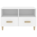 Mueble para TV madera contrachapada blanco 80x36x50 cm