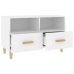 Mueble para TV madera contrachapada blanco 80x36x50 cm