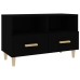 Mueble para TV madera contrachapada negro 80x36x50 cm