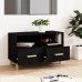 Mueble para TV madera contrachapada negro 80x36x50 cm