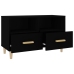 Mueble para TV madera contrachapada negro 80x36x50 cm