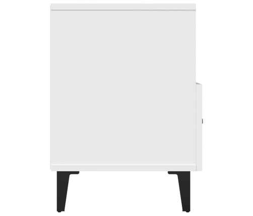 Mueble para TV madera contrachapada blanco 80x36x50 cm