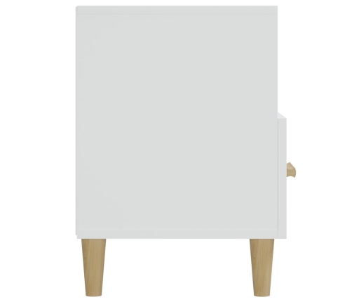 Mueble para TV madera contrachapada blanco 102x36x50 cm