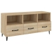 Mueble para TV madera contrachapada color roble 102x35x50 cm