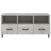 Mueble de TV madera contrachapada gris hormigón 102x35x50 cm