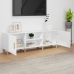 Mueble para TV madera contrachapada blanco 150x30x50 cm