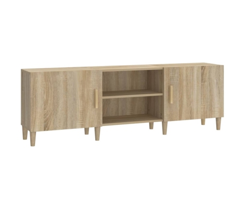 Mueble para TV madera contrachapada roble sonoma 150x30x50 cm