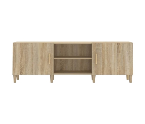 Mueble para TV madera contrachapada roble sonoma 150x30x50 cm