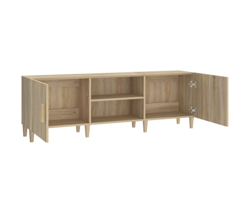 Mueble para TV madera contrachapada roble sonoma 150x30x50 cm