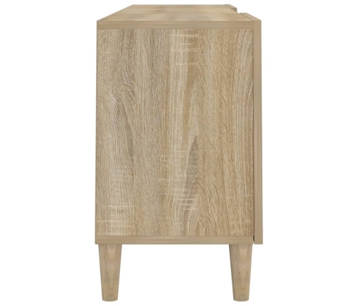 Mueble para TV madera contrachapada roble sonoma 150x30x50 cm