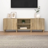 Mueble para TV madera contrachapada roble sonoma 150x30x50 cm