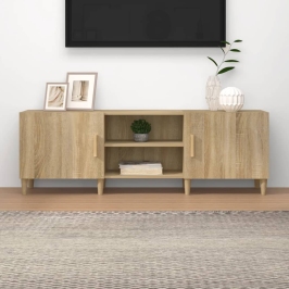 Mueble para TV madera contrachapada roble sonoma 150x30x50 cm