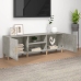 vidaXL Mueble de TV madera contrachapada gris hormigón 150x30x50 cm