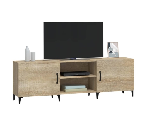 Mueble para TV madera de ingeniería roble Sonoma 150x30x50 cm