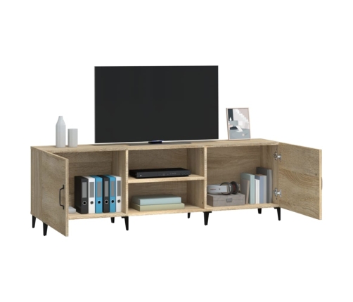 Mueble para TV madera de ingeniería roble Sonoma 150x30x50 cm