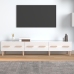 vidaXL Mueble de TV madera contrachapada blanco brillo 150x34,5x30 cm