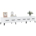 Mueble de TV madera contrachapada blanco 150x34,5x30 cm