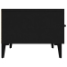 Mueble de TV madera contrachapada negro 150x34,5x30 cm