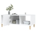 Mesa de centro madera contrachapada blanco 102x50x40 cm