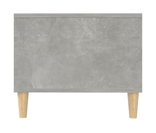 Mesa de centro madera contrachapada gris hormigón 102x50x40 cm