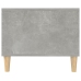 Mesa de centro madera contrachapada gris hormigón 102x50x40 cm