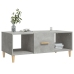 Mesa de centro madera contrachapada gris hormigón 102x50x40 cm