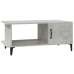 Mesa de centro madera contrachapada gris hormigón 90x50x40 cm